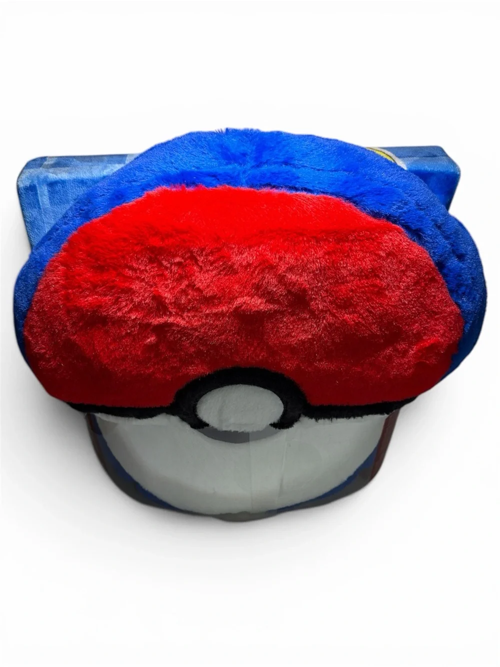New Pokémon Ball fur pillow and reversible throw blanket